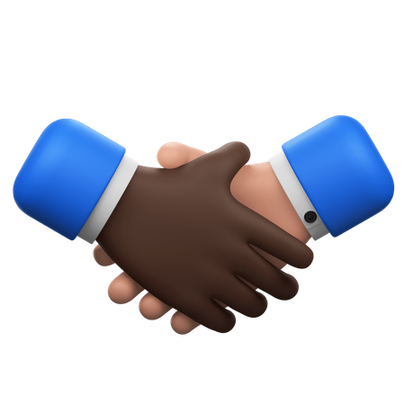 International Handshake Hands Gesture  3D Icon