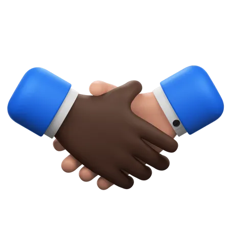 International Handshake Hands Gesture  3D Icon