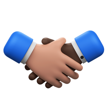 International Handshake Hands Gesture  3D Icon