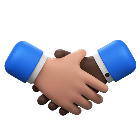 International Handshake Hands Gesture  3D Icon