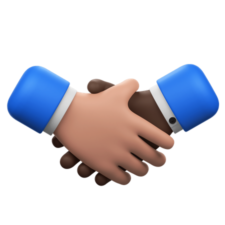 International Handshake Hands Gesture 3D Icon