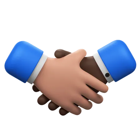 International Handshake Hands Gesture 3D Icon