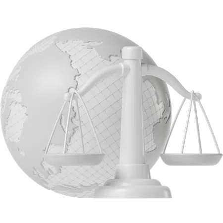 International Law  3D Icon