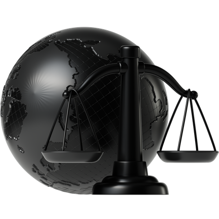 International Law  3D Icon