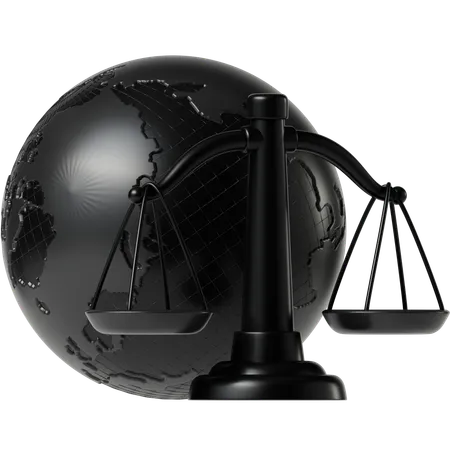 International Law  3D Icon