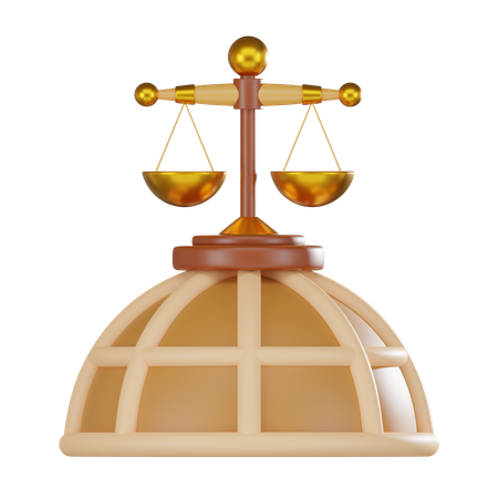 International law  3D Icon