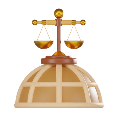 International law  3D Icon