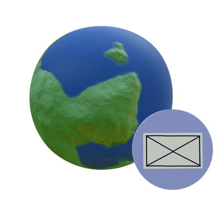 International Mail  3D Icon