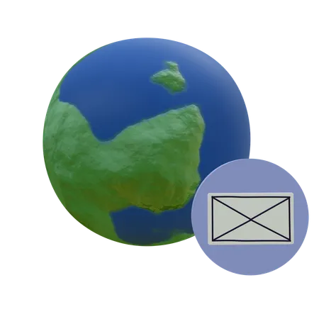 International Mail  3D Icon
