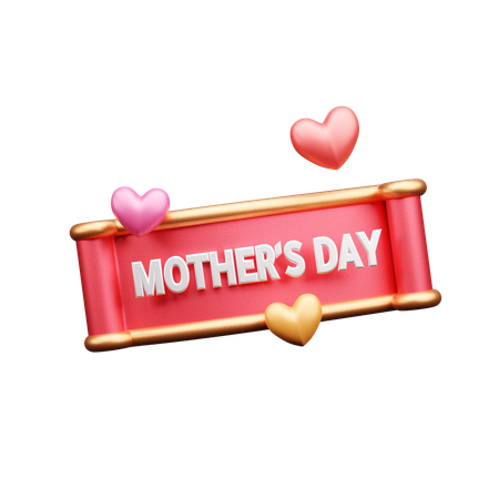 International Mothers Day  3D Icon