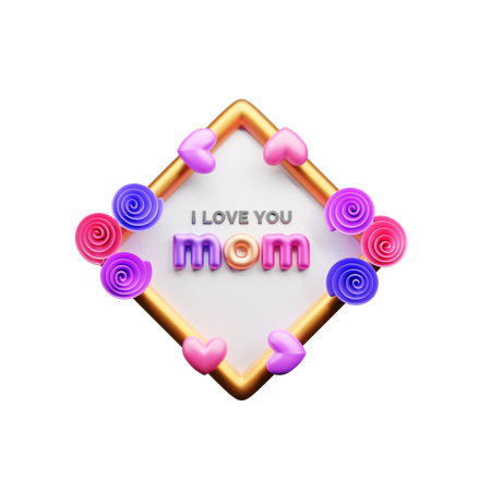 International Mothers Day  3D Icon