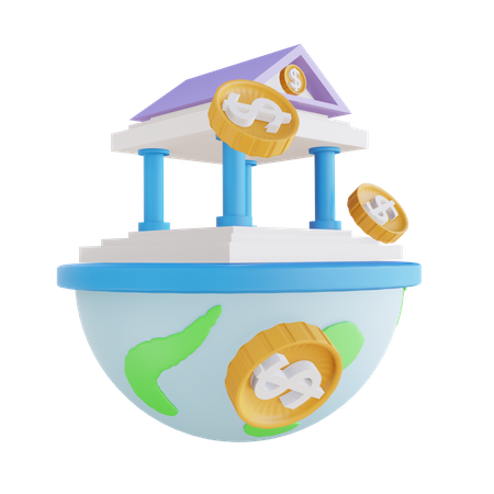 International Payment  3D Icon