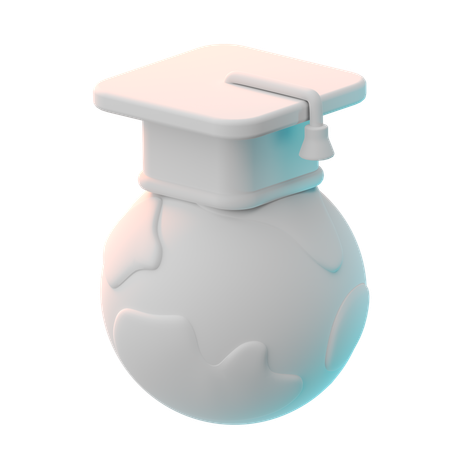 International School  3D Icon