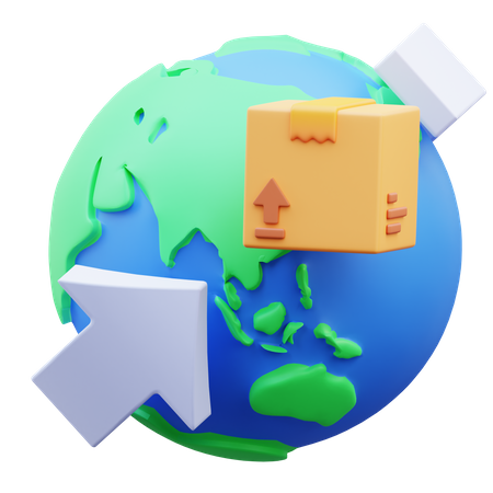 International Shipping 3D Icon