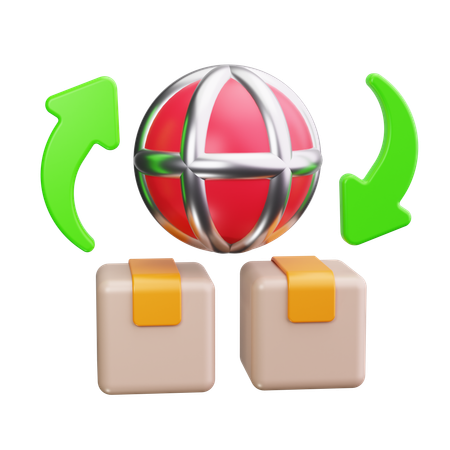 International Trade  3D Icon