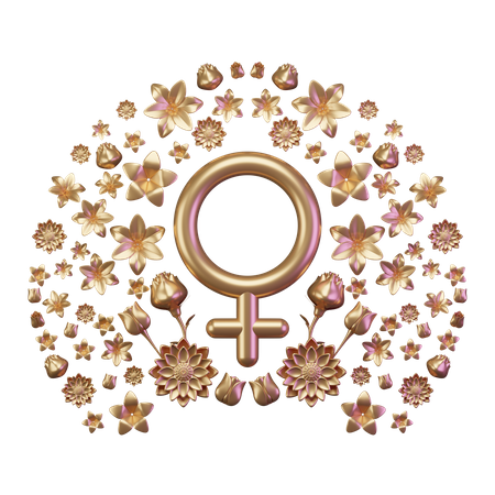 International women's day  3D Icon