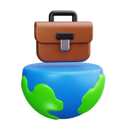 International Work  3D Icon