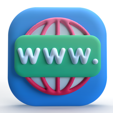 Internet  3D Icon