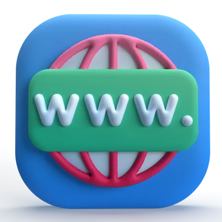 Internet  3D Icon