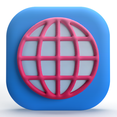 Internet  3D Icon