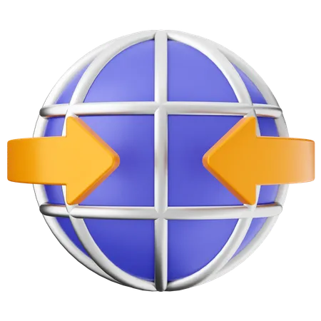 Internet  3D Icon