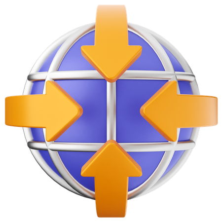 Internet  3D Icon