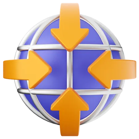 Internet  3D Icon