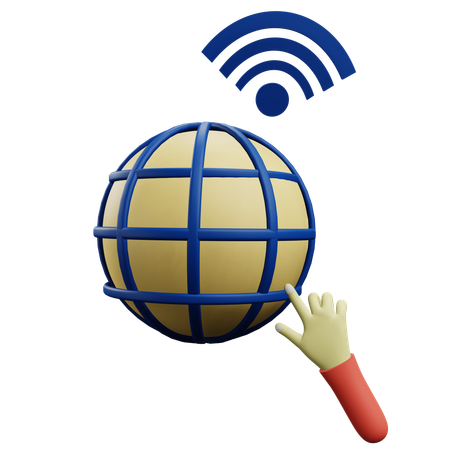 Internet  3D Icon