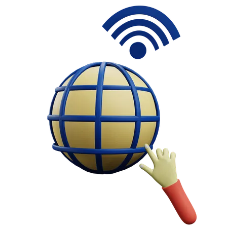 Internet  3D Icon