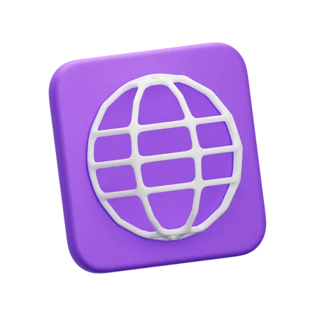 Internet  3D Icon