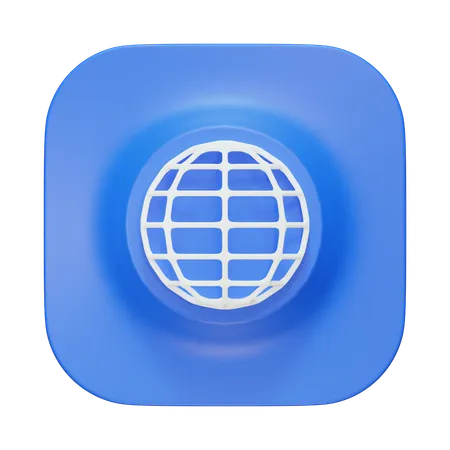 Internet  3D Icon