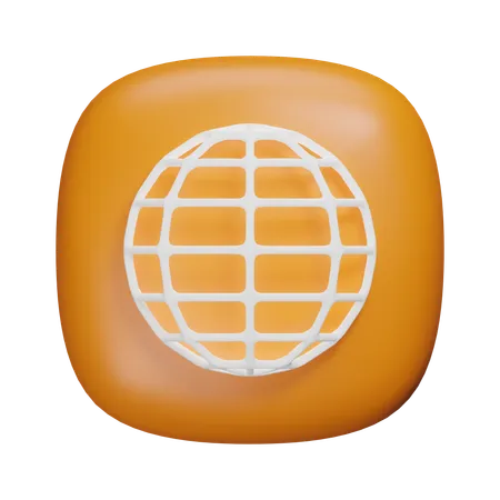 Internet  3D Icon