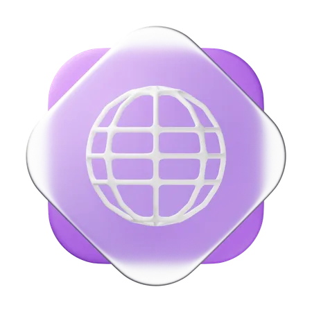 Internet  3D Icon