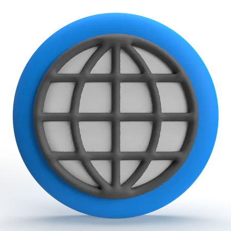 Internet  3D Icon