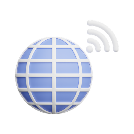 Internet  3D Icon