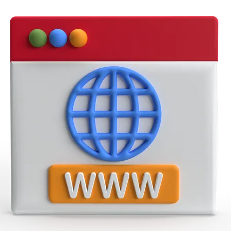 Internet  3D Icon