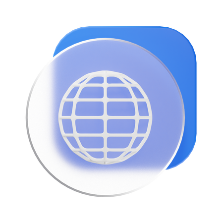 Internet  3D Icon