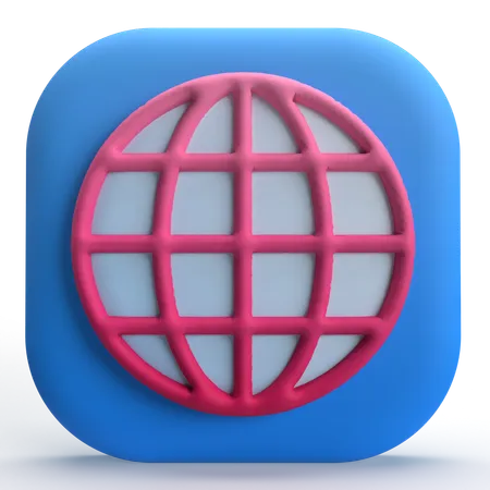 Internet  3D Icon