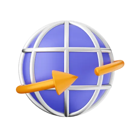 Internet  3D Icon