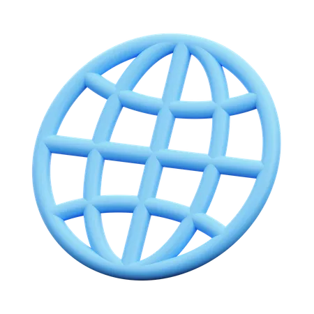 Internet  3D Icon