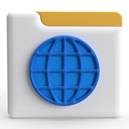 Internet  3D Icon