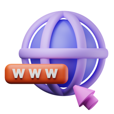 Internet  3D Icon