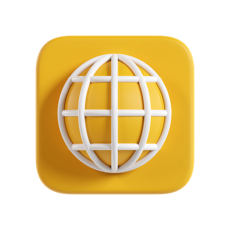 Internet  3D Icon