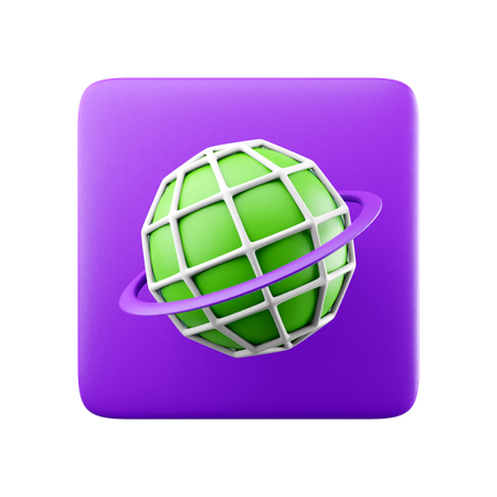 Internet  3D Icon