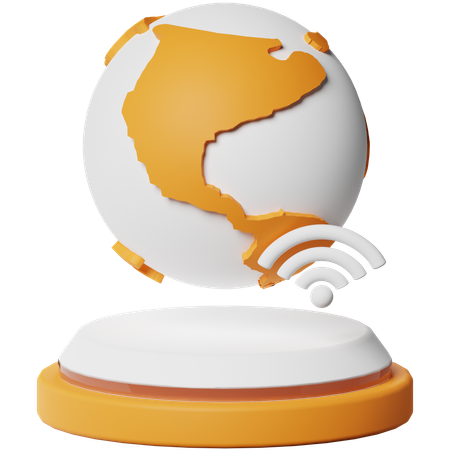 Internet  3D Icon