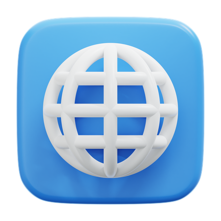 Internet  3D Icon