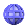 3d internet logo