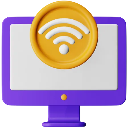 Internet Access 3D Icon