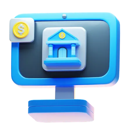 INTERNET BANKING  3D Icon