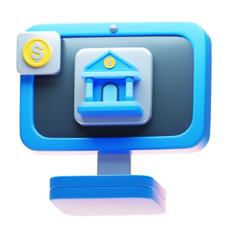 INTERNET BANKING  3D Icon